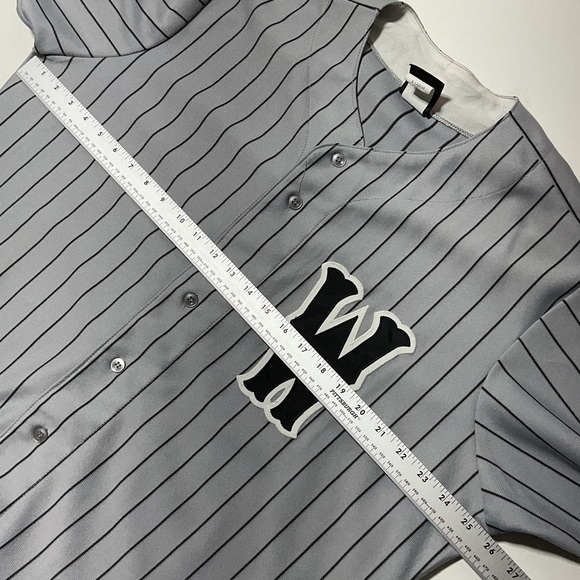 Wilson W Vintage USA Made Baseball Jersey 1 Mens Size XL - Picture 4 of 5